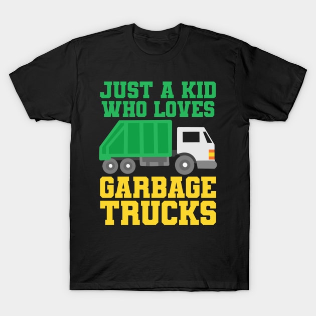 Garbage Truck Truck Lover T-Shirt by KAWAIITEE